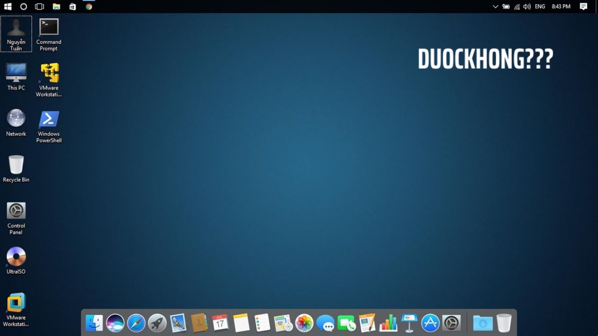 Phần mềm tạo thanh Dock trên Windows - RocketDock
