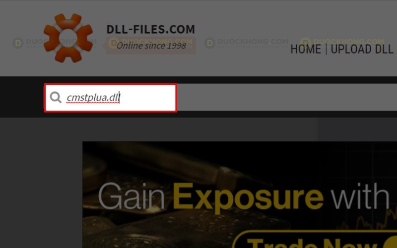 Tìm file .dll đang thiếu