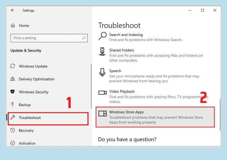 Khắc phục lỗi Windows cannot Find bằng Windows Store App
