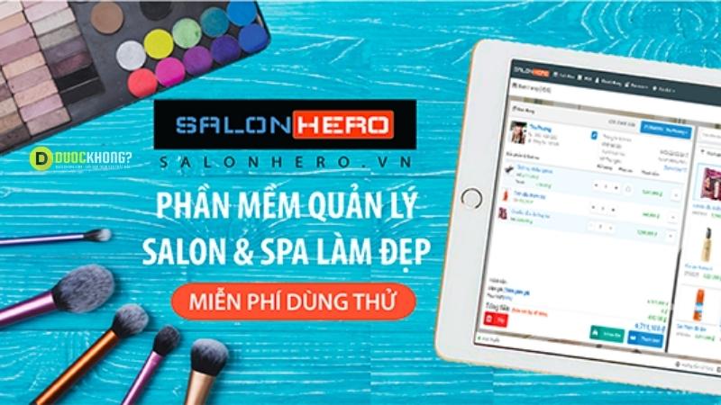 Phần mềm quản lý spa trực tuyến Salon Hero