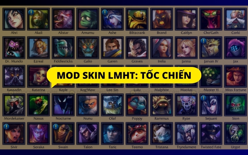 Tải Mod Skin LMHT: Tốc Chiến cho iOS, Android miễn phí
