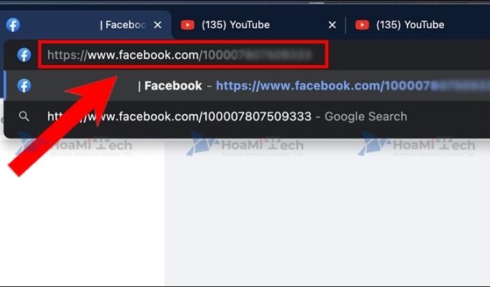 Tìm FB dựa trên số ID