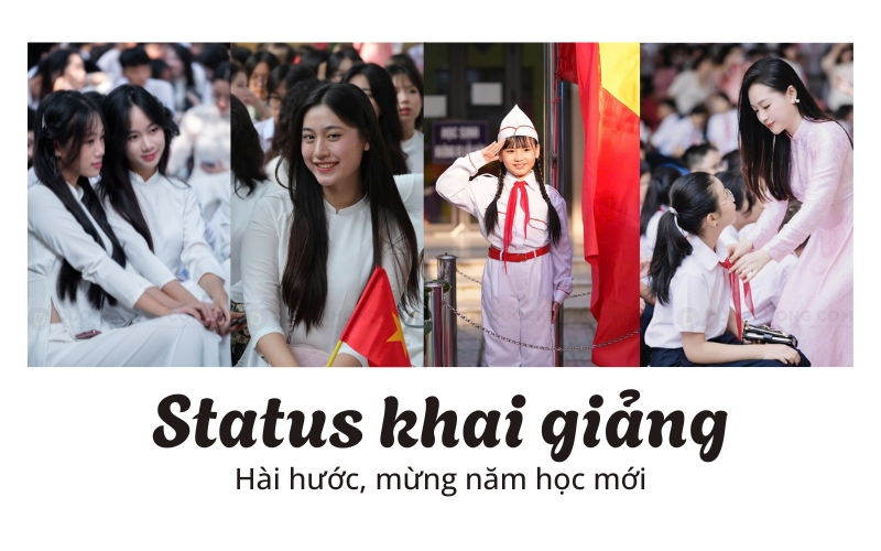 STT Khai giảng hài hước, mừng năm học mới ngắn hay nhất