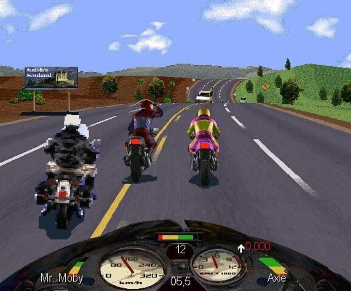 Gameplay Road Rash