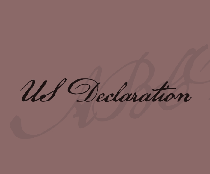 US Declaration