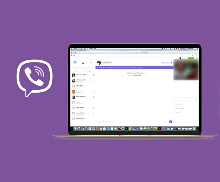 Viber Web trên máy tính