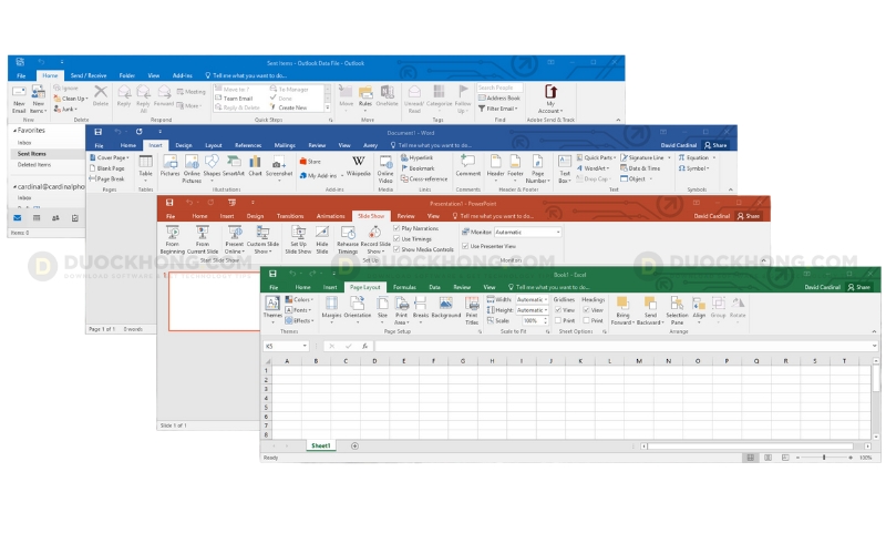 Tính năng mới của Office 2016