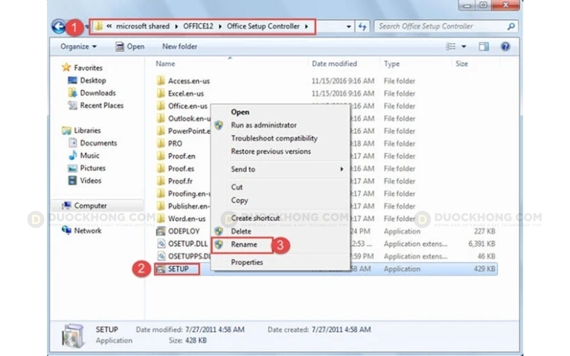 Đổi tên Windows Program Files