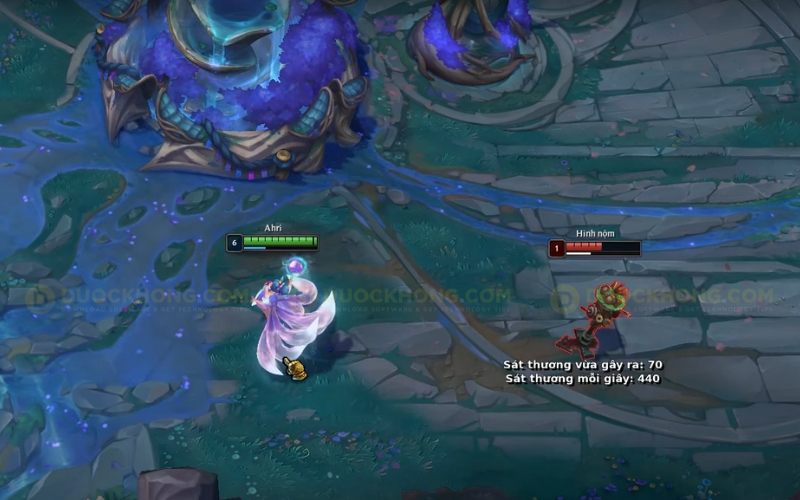 Chơi game với tướng đã được Mod trang phục Vip Pro