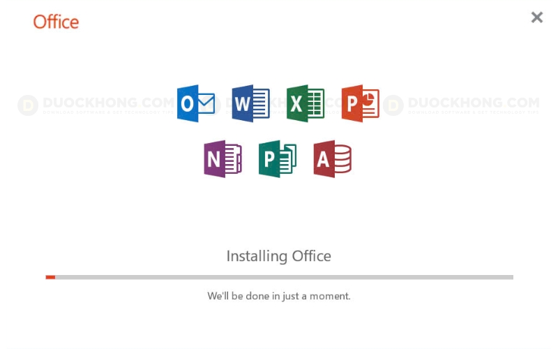 Tải và cài đặt Office 2019 cho máy tính Windows