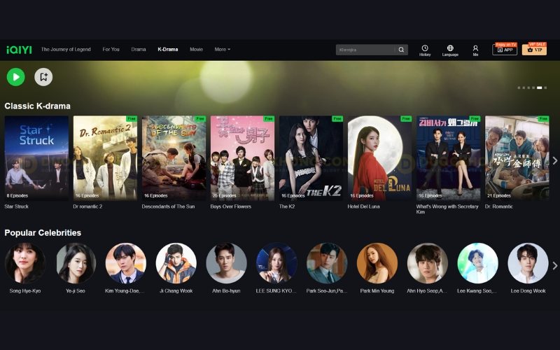 Xem phim Hàn Quốc tại iQiYi